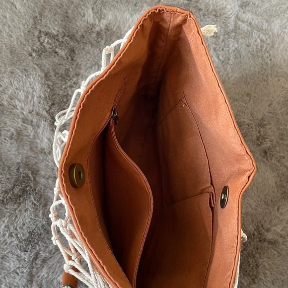 Universal Thread Macrame Purse, Handbag - Picture 3 of 6